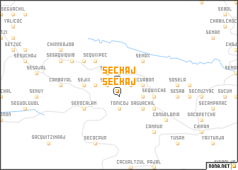 map of Sechaj