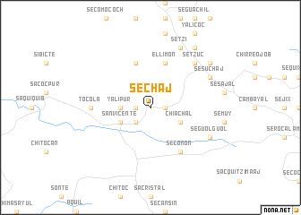 map of Sechaj