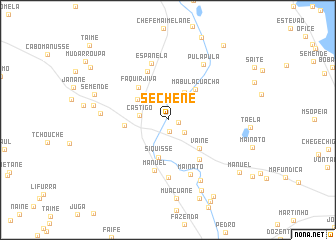 map of Sechene