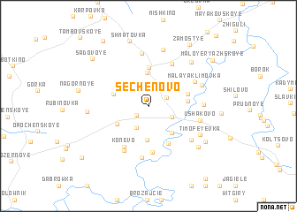 map of Sechenovo
