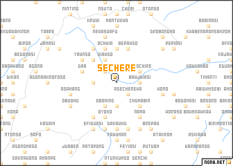 map of Sechere