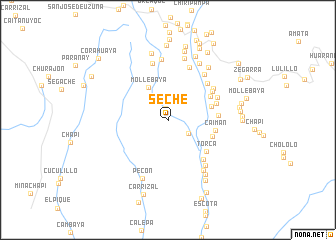 map of Seche