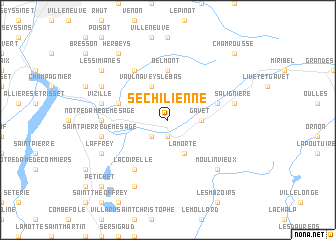 map of Séchilienne