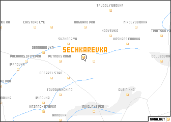map of Sechkarevka