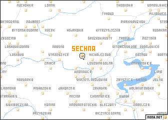 map of Sechna