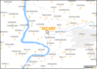 map of Sech\