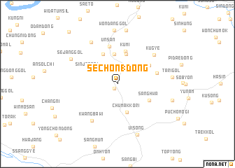 map of Sech\