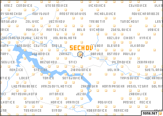 map of Sechov