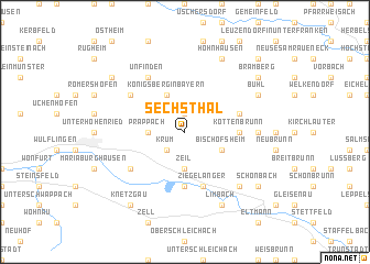 map of Sechsthal