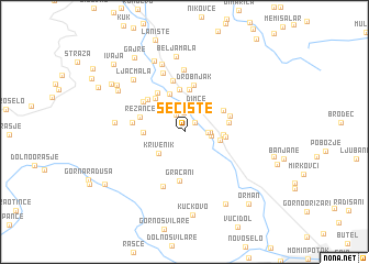 map of Sečište