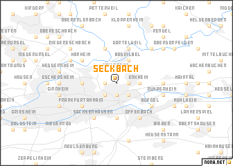 map of Seckbach