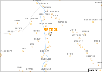 map of Secoal