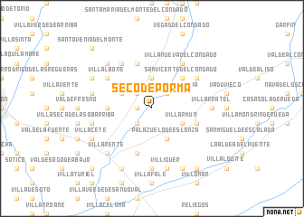 map of Seco de Porma