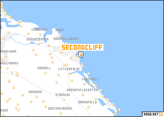 map of Second Cliff