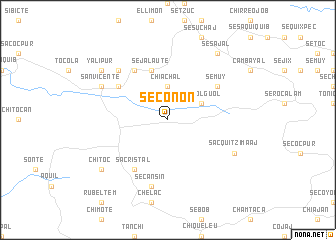 map of Seconón