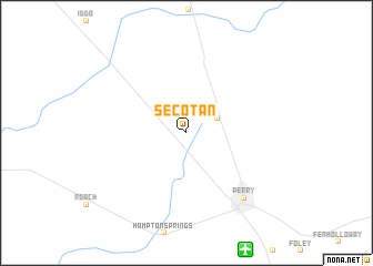 map of Secotan