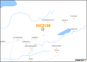 map of Secoyab