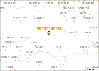 map of Secoyoucoch