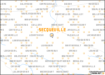 map of Secqueville