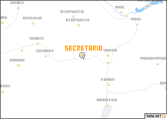 map of Secretário