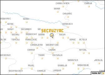 map of Secruzyac