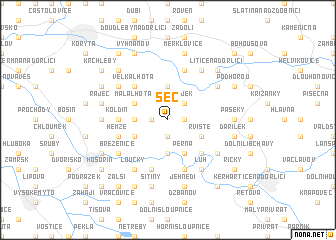 map of Seč