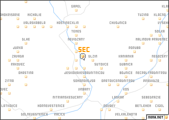 map of Seč