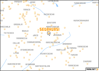 map of Seda Huasi