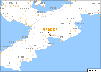 map of Sedake