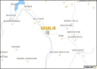 map of Sedalia