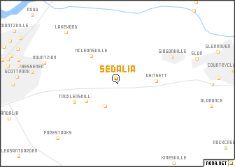 map of Sedalia