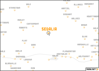 map of Sedalia