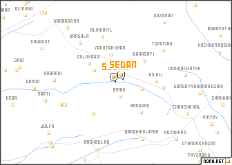 map of Sēdān