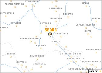 map of Sedas