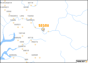 map of Sedaw