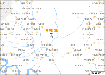 map of Sedaw