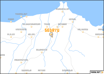 map of Sedayu