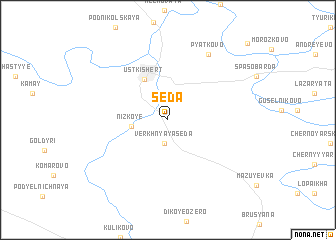 map of Seda