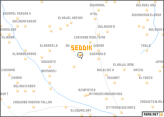 map of Seddik