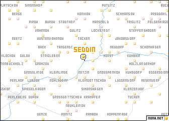 map of Seddin