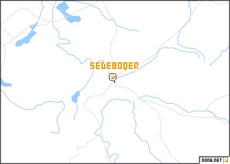 map of Sede Boqer