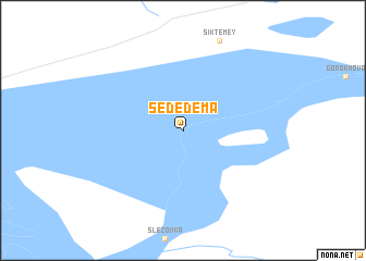 map of Sededema