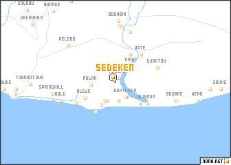 map of Sedeken