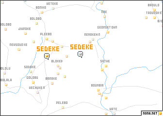 map of Sedeke