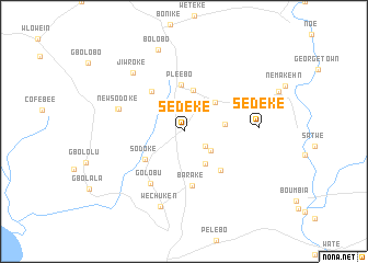 map of Sedeke