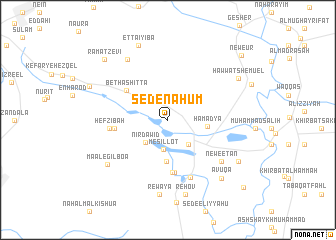 map of Sede Naẖum