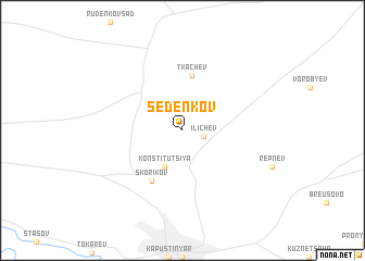 map of Sedenkov