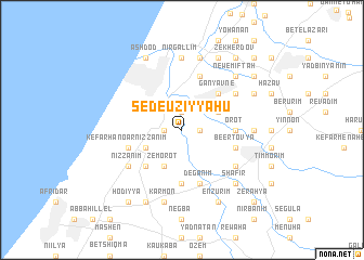 map of Sede ‘Uziyyahu