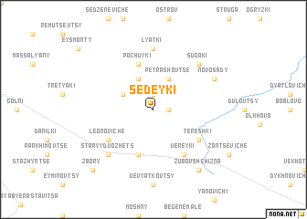 map of Sedeyki