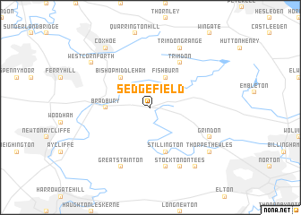 map of Sedgefield